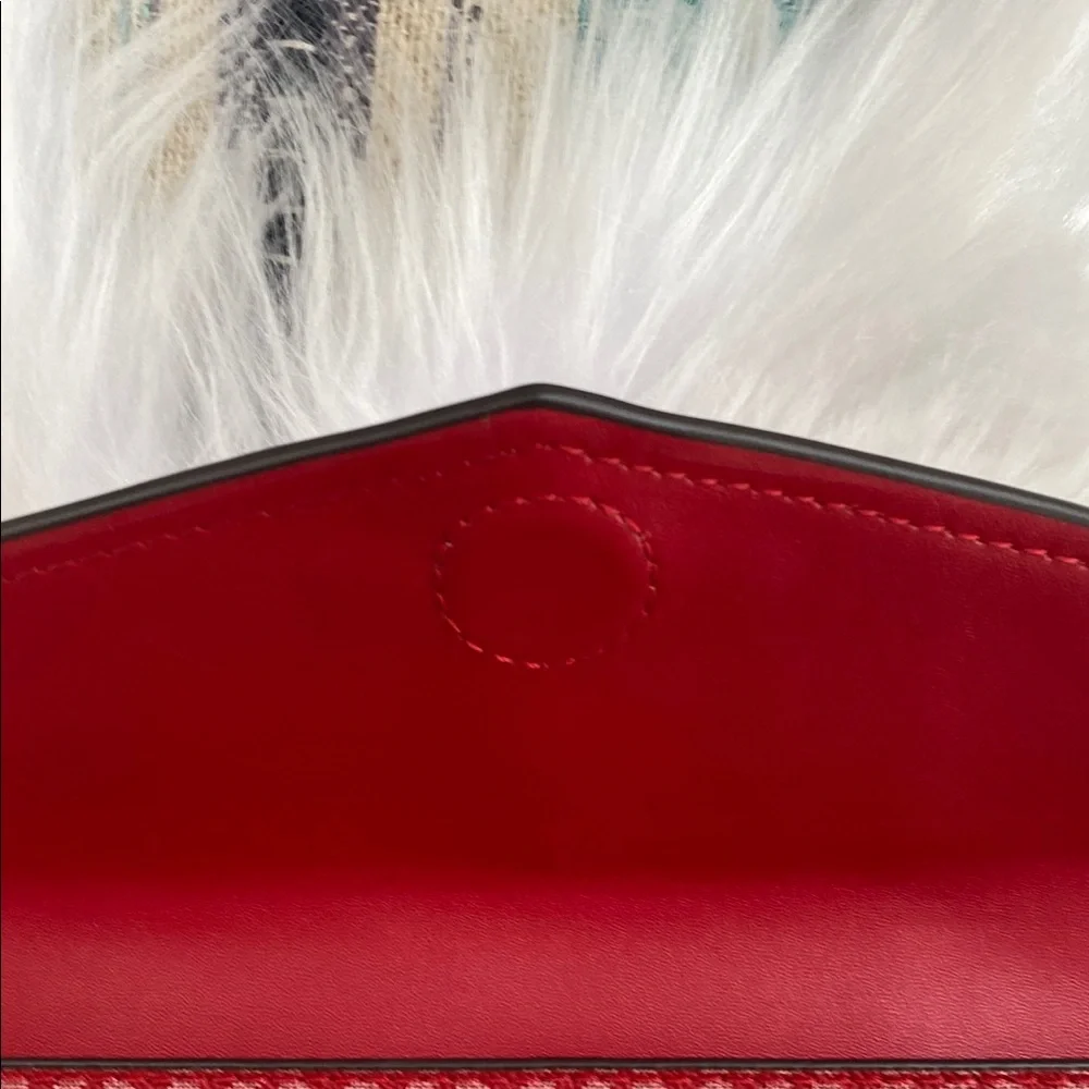 EUC Michael Kors large signature envelope Wristlet Clutch